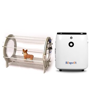 Concentrateur d'oxygène vétérinaire portable 1 à 7 L à débit continu pour masque pour animaux de compagnie et cage à oxygène pour petits animaux - Product Image 1