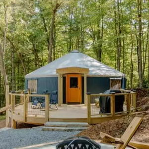 Chất Lượng Cao Mùa Đông Mông Cổ Yurt Gia Đình Cắm Trại Lều Khu Nghỉ Mát Hiện Đại Nhà Sang Trọng - Product Image 1