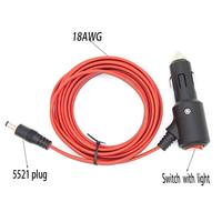 Divisor de Encendedor de Cigarrillos para Auto de 12V, Impermeable, con Luz LED, Toma de Corriente Universal para Barco, RV, Camión, Cámper