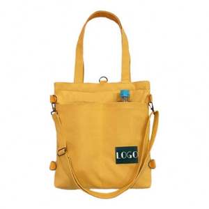 Sac à bandoulière multifonctionnel coréen en toile pour étudiants, sac à dos et sac fourre-tout en toile pour femmes - Product Image 6