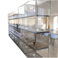 Acryl-Vitrine Antikes Regal Aufbewahrungsorganizer Plexiglas-Schaukasten Mehrteiliges Ausstellungsregal Anpassbar