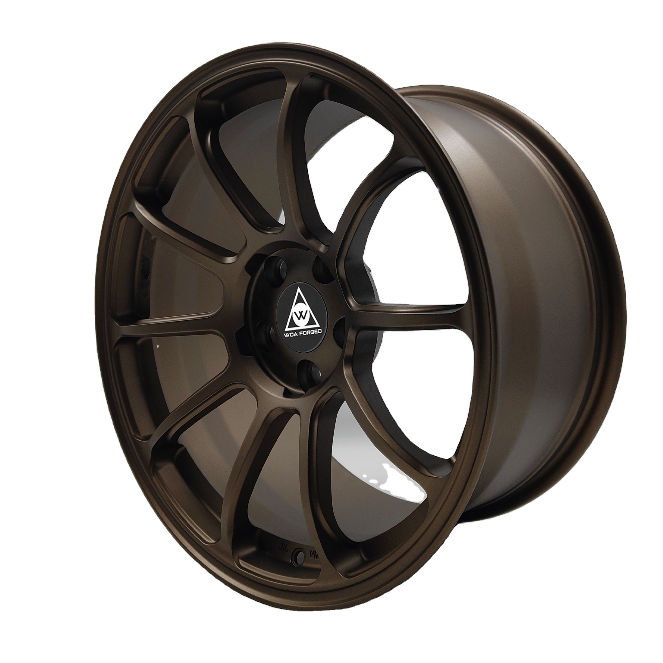 Custom JDM Black 10 Spokes Replica VOLK ZE40 Forged Wheels
