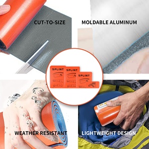 Attelle médicale en aluminium thermoplastique pour doigt du milieu de premiers soins personnalisée attelle flexible pour rouleau de fracture et pliage pour doigt - Product Image 5