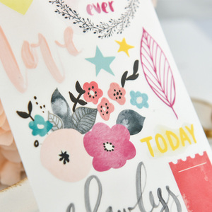 2022 Toptan Yüksek Kaliteli Sürtmeli Transfer Çıkartmaları Harfler Planlayıcı Çıkartmaları Çocuklar İçin Okul Malzemeleri Dekorasyon - Product Image 4