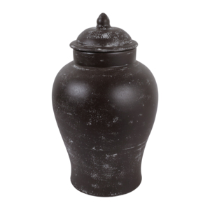 Vaso Decorativo in Terracotta con Coperchio per Arredamento Soggiorno, Vaso per Fiori Casual per Camera da Letto, Casa e Ufficio, Elegante - Product Image 1