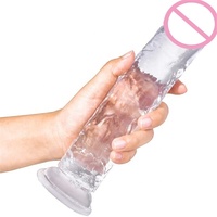 5 Größen Hand-Free Play Flexibles Silikon und TPE Dildo vibrator Starker Saugnapf Strap-On