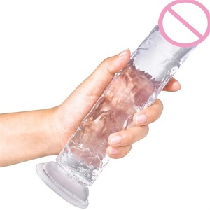 5 Sizes Hand-Free Play Flexible Silicone and TPE <strong>Dildo</strong> Vibrator Strong Suction Cup <strong>Strap</strong>-on - Product Image 3
