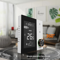 Thermostat de ventilo-convecteur, régulateur de température ambiante 0-10V Modbus RS485, bouton rotatif, climatiseur central, hôtel, 3 vitesses