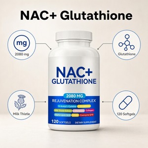 วิตามินเสริมสารต้านอนุมูลอิสระ LENM <span class=keywords><strong>NAC</strong></span> 120 แคปซูลนิ่ม รับประทาน 2 แคปซูลนิ่มต่อวัน อายุการเก็บรักษา 36 เดือน สำหรับผู้ใหญ่ - Product Image 6