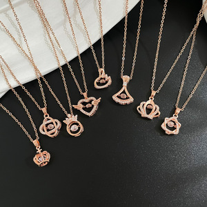 Colar com Pingente de Borboleta para Mulheres, Colar de Aço Inoxidável, Luxuoso, Banho de Ouro, Vintage, com Ágata Verde e Jade Chinês - Product Image 2