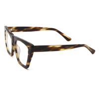 Lunettes Mazzucchelli M49 en bio-acétate, montures optiques surdimensionnées œil-de-chat pour femmes, pour myopie, nouvelle collection 2026, mode durable