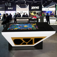 Écran capacitif de bureau intelligent tout-en-un 55/43 pouces HD Contrôle tactile interactif multifonctionnel pour équipement publicitaire