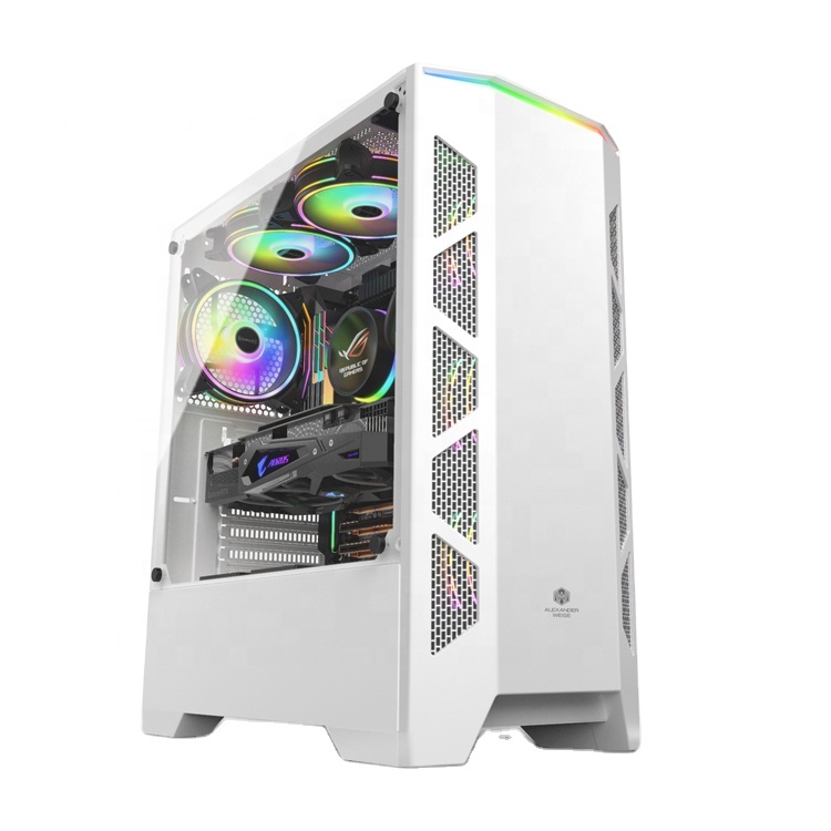 Высококачественный Самый дешевый настольный корпус из закаленного стекла для игрового ПК