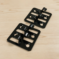 Clips de fixation dissimulés en acier inoxydable pour terrasses en WPC, attaches robustes pour terrasses composites, utilisation hôtelière, installation facile et connexion sécurisée