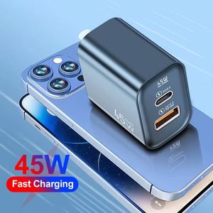 High Quality 45W Fast Charger <b>USB</b>-<b>C</b> Power <b>Adapter</b> Supply PD Type <b>C</b> Charger A+<b>C</b> Charger for Phones - Product Image 4