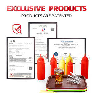 طاولة بوفيه من بولي بروبلين يمكن تكديسه للمطاعم والمشروبات ووجبات الطعام ، صواني خدمة فندقية بمقبض بلاستيك سريع - Product Image 5