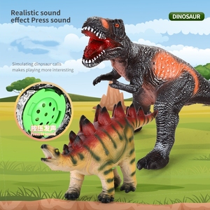Dinosaurio realista PVC vinilo juguete personalizado Animal figura educación simulación para niños Material plástico con función de creación de sonido - Product Image 6