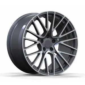 16 17 18 19 20 21 22 inç 5x108 siyah Forging16 17 18 19 20 inç 5x108 3 parça Tesla S modeli 3 Model Y için jant