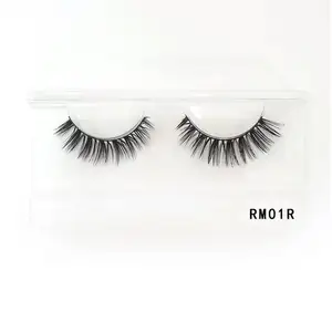 Wholesale private label eye lashes mink false strip eyelashes with customized packaging own box