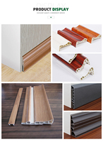Plinthe en PVC pour décoration intérieure, blanche, écologique, résistante à l'eau, durable, en plastique