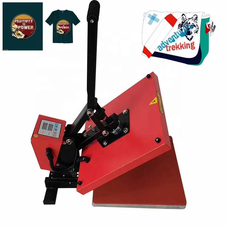 Heat Sublimation Transfer Machine 38*38cm Plain Press Machine Hot Foil Stamping Machine