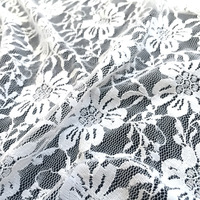 Tissu de dentelle élastique en Nylon Spandex pour vêtement