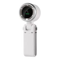 Mini ventilateur portatif haute vitesse USB, pliable, à porter autour du cou, turbo, longue autonomie, petit souffleur d'air rafraîchissant