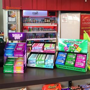 Espositore per Gomme da Masticare in Acrilico a 2 Livelli OEM, Portatile da Banco, Trasparente, per Negozi al Dettaglio - Product Image 4