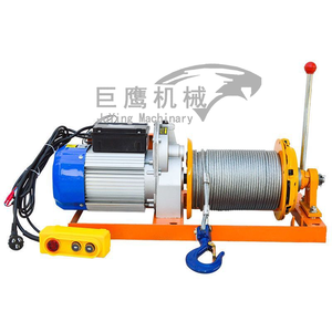 공장 맞춤형 휴대용 380v 220v 300kg/600kg 30M 미니 와이어 로프 다기능 전기 윈치 클러치 포함 - Product Image 5