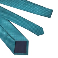 Cravates pour hommes en soie tissée 100% de bonne qualité, motif à pois bleus, vente en gros en Chine, cravates personnalisées pour hommes, les meilleures cravates pour hommes