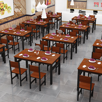 Ensemble de table à manger pliable moderne en acier inoxydable sur mesure, 4 chaises de restaurant, taille/couleur personnalisables, vente en gros