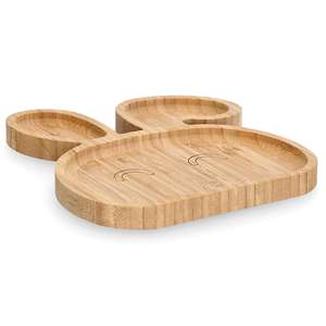 Zeller ปัจจุบันขนมขบเคี้ยวจานไม้ไผ่กระต่าย23x19,5x1,8ซม - Product Image 2