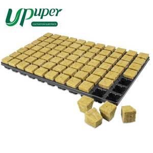 Upuper nhà máy trong nhà nhân bản Hạt Giống Nảy mầm chất nền phát triển phương tiện truyền thông đá len Starter Cubes hydroponics - Product Image 6