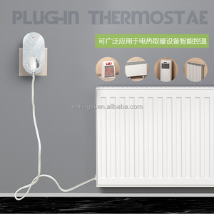 SLS LED Smart <span class=keywords><strong>WiFi</strong></span> <span class=keywords><strong>programable</strong></span> HVAC termostato <span class=keywords><strong>enchufe</strong></span> para UE/EE. UU. Compatible Android para Nest HVAC calefacción por suelo radiante - Product Image 5