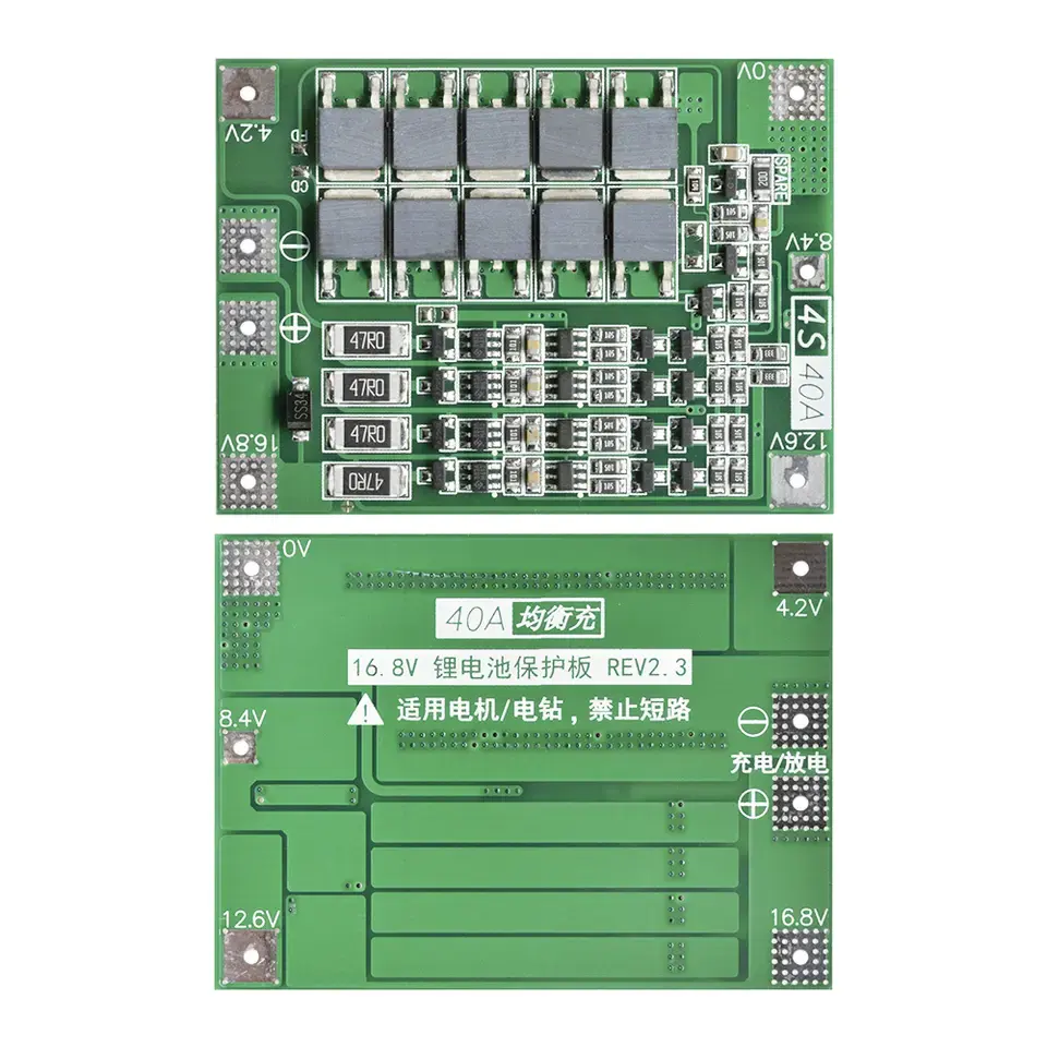 3S/4S 20/40/60A BMS 리튬 배터리 PCM 모듈 폴리머 Lipo 셀 pcb에 대 한 18650 리튬 배터리 충전 보호 보드