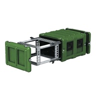 Rotomold Shanghai Jiechuang 4U HDPE Material Rack Case par moules rotatifs en alliage d'aluminium coulée CNC usinage en rotation