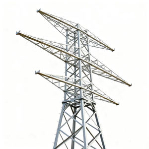 Tour en treillis galvanisé 220 kV pour la transmission d'électricité haute tension, les lignes électriques longue distance et les infrastructures de réseau - Product Image 4
