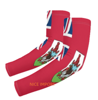 Manchons de bras rafraîchissants drapeau de Grenade, protection solaire patriotique pour hommes et femmes, course à pied, golf, cyclisme