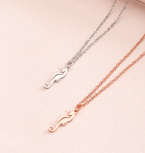 <span class=keywords><strong>Collar</strong></span> de caballito de mar Joyería de mar <span class=keywords><strong>Collar</strong></span> De Moda <span class=keywords><strong>Collar</strong></span> de anime Joyería sin deslustre 18K Chapado en oro Hipoalergénico - Product Image 3