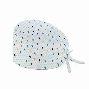 Vadulyer Wholesale Etsy hot selling nurses Scrub Cap with Buttons Ponytail hat Surgical Hair Covering pattern