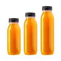 Bouteilles carrées jetables de champagne de soda de boisson de vis portatives jetables 150ml carré vide en plastique carré portable 150ml carré en plastique