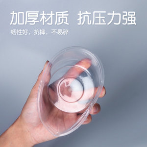 Disposable Round Plastic Bowls 0.4mm Thick For Soup Noodle Porridge Commercial Household Use - Product Image 5