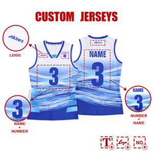 OEM高品质热销产品工厂批发排球队定制女排制服套装新颖设计运动衫 - Product Image 6