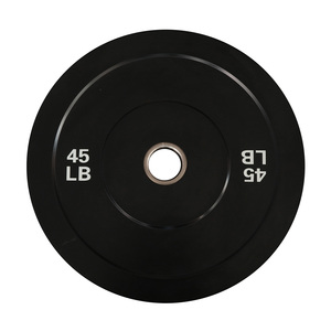 Vendita calda bilanciere pesi in gomma piastra paraurti <span class=keywords><strong>5KG</strong></span> 10KG 15KG 20KG 25KG peso piastre per il Fitness - Product Image 3