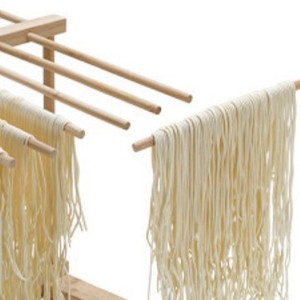 Wooden Noodle <b>Drying</b> <b>Rack</b> Square Bamboo Pasta <b>Rack</b> With Stand Household Kitchen Storage <b>Rack</b> - Product Image 4