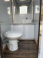 Remorque mobile légère de toilette pour l'usage extérieur d'hiver avec les émissions zéro de pollution