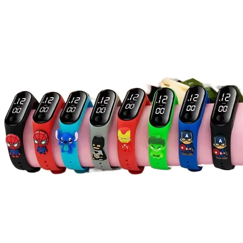 Orologi per bambini per bambini da ragazzo e ragazze orologio digitale moda Sport braccialetto in Silicone orologi all'ingrosso