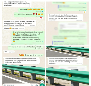 Barandilla Metálica de Seguridad para Carreteras en Forma de W, Galvanizada por Inmersión en Caliente, de Alta Resistencia y con Certificación H1W2 para Seguridad Vial - Product Image 3