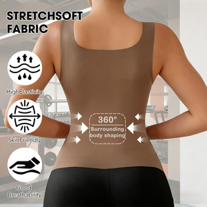 Vente en gros de combinaisons de sport sans couture sans fil à marque privée, double couche, compression, <span class=keywords><strong>dos</strong></span> en U, antichoc, respirantes, en jersey - Product Image 2