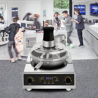 Cuisinière électrique en acier inoxydable Dingzhao AI avec contrôle intelligent pour un usage domestique et commercial